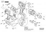 Bosch 3 601 JF1 000 Gsr 14,4 Ve-Ec Cordless Drill Driver 14.4 V / Eu Spare Parts